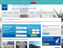 Tablet Screenshot of laforet-agen.com